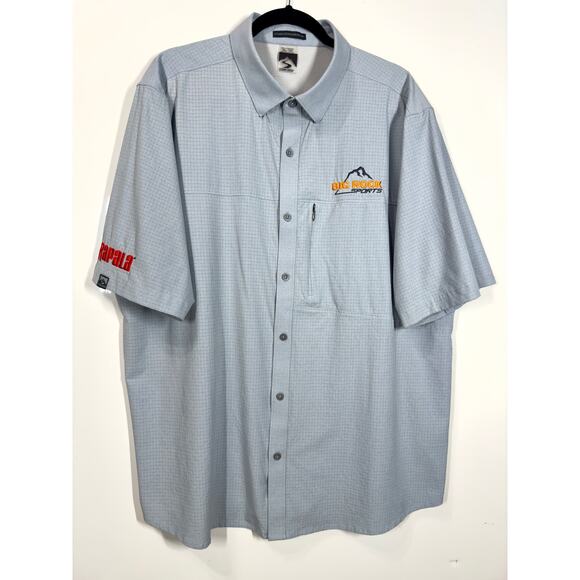 Storm Creek Button Down Performance Shirt Vented Fishing Outdoors Mens Size 2XL - Picture 1 of 9